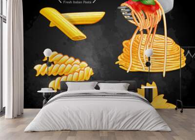 kind of pasta Wall mural