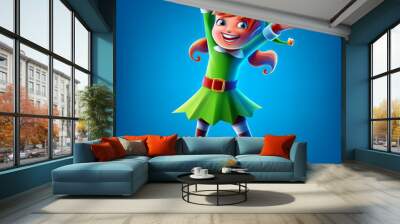 little elf girl Wall mural