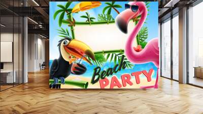 summer party Wall mural