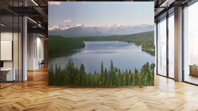 Holland Lake from Above Wall mural