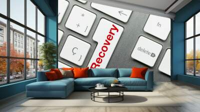 Recovery keyboard Wall mural