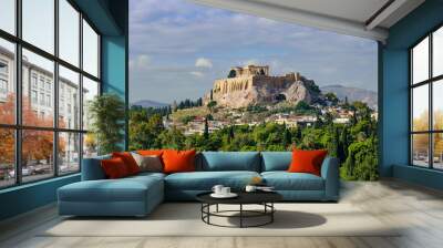 Acropolis of Athens, an ancient citadel in Athens, Greece Wall mural