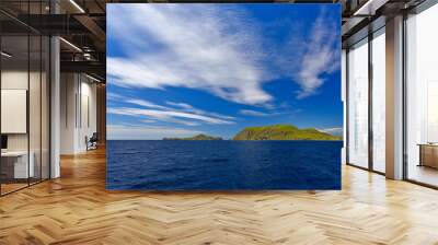 Islands of Indonesia with sea and sky Wall mural