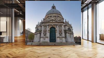 Santa Maria della Salute (Saint Mary of Health), a Catholic church in Venice, Italy Wall mural