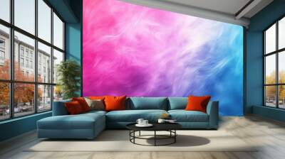 An abstract background depicting a soft blend of pink and blue hues Wall mural