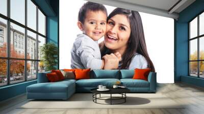 face to face with mommy Wall mural