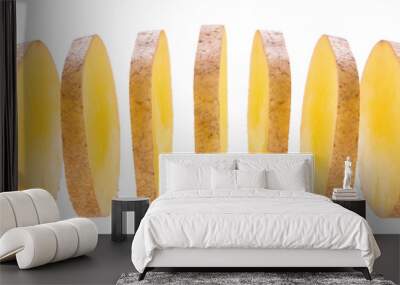 sliced potato Wall mural