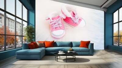 baby shoes Wall mural