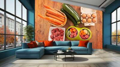 Natural dog food Wall mural