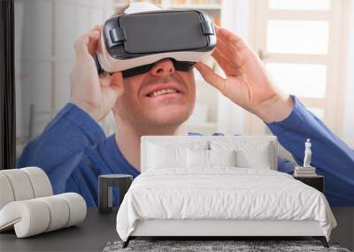 Virtual reality headset Wall mural