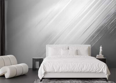 Abstract light white gray gradient wallpaper texture background, generative ai Wall mural