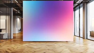 Rainbow abstract pastel gradient background with blur effect. Vector banner wallpaper texture.
 Wall mural