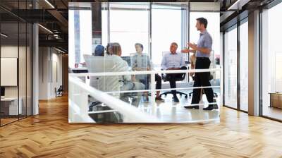 Business meeting in a modern office Wall mural