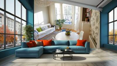 open plan living area in modern apartment Wall mural