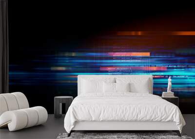 Programming code abstract technology background of software developer and  Computer script Wall mural