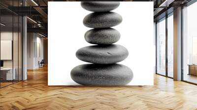 Balanced Stones: A Moment of Calm Wall mural