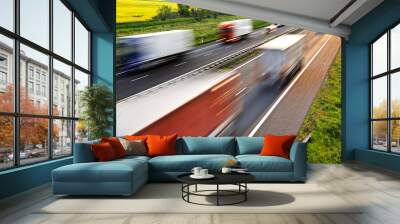 four lane controlled-access highway in poland Wall mural