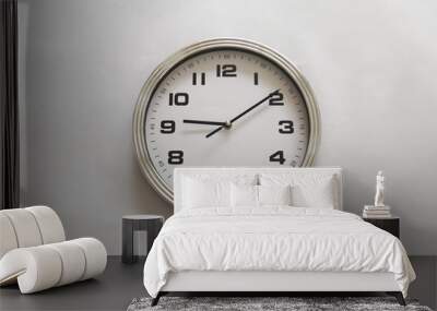 clock isolated on white background Wall mural