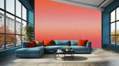 Abstract blurred background. Red and orange colors. Gradient mesh, Sunset on the sea. Minimal nature background, Red and orange gradient background with copy space for text or image. Wall mural