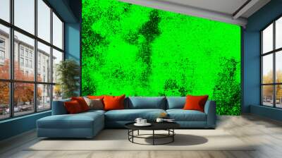 Abstract green grunge wall pattern Wall mural