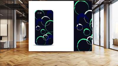 abstract phone case vector design background template Wall mural