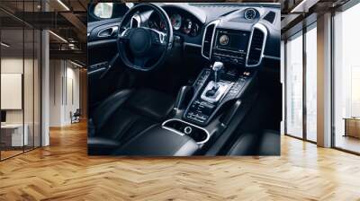 Modern suv  interior Wall mural