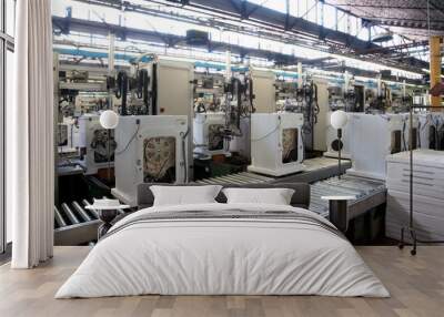 factory: washing machine production Wall mural