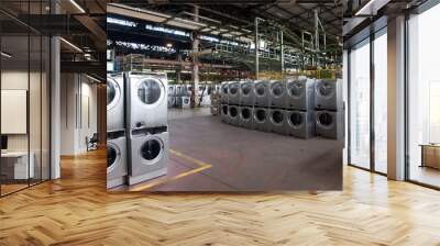 factory: washing machine production Wall mural