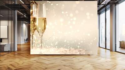 New Years Eve celebration background Wall mural