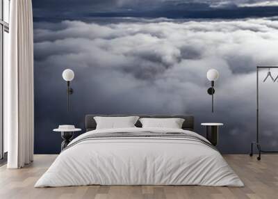 over the clouds Wall mural