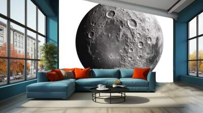 Full Moon Vector Illustration PNG Image Wall mural