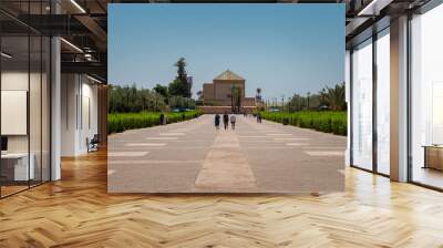 Menara Landmark in Marrakech, Morocco Wall mural