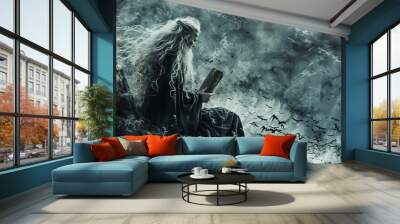 Hel: Norse Goddess of the Dead Wall mural