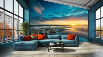 Sunset at Ricketts Point, Melbourne Australia  Wall mural