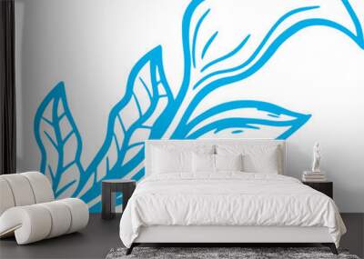 Mystical Celestial Clipart Symbol space doodle Esoteric elements Wall mural