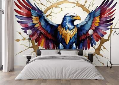 The bald eagle Wall mural