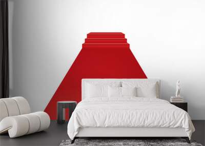 Vector illustration of Red Carpet Wall mural