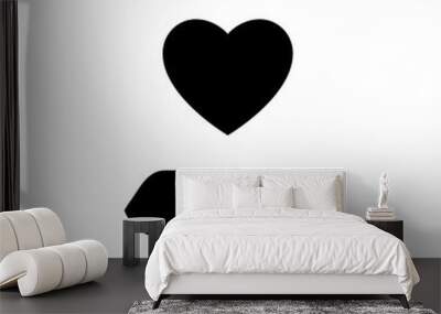 Charity modern icon Wall mural