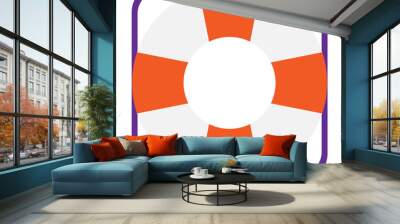 Life Saver Protection Wall mural