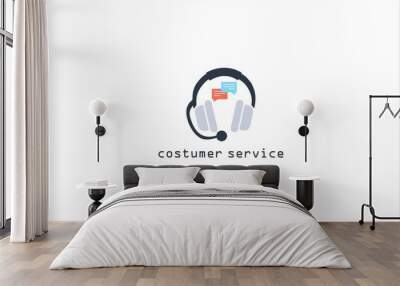 costumer service Wall mural