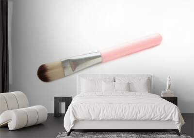 Brush for applying cosmetic make-up isolated on white background. Wall mural