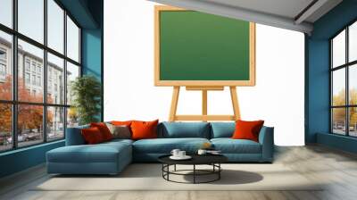 Green Black Board School. Vector Wall mural