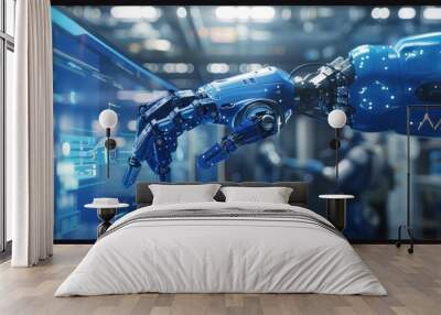 The Robotics Arm Interface Wall mural