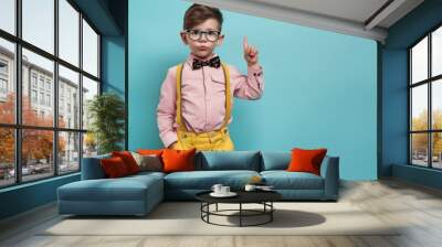 The stylish young boy Wall mural