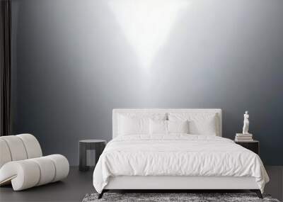 A sleek polished brushed metal surface with soft lighting, creating an elegant and modern aesthetic that highlights the smooth texture and reflective quality Wall mural