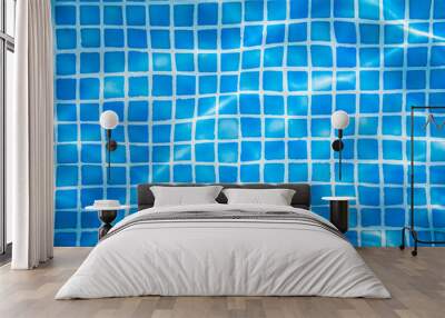 Vacation Swimming Pool Tiles Wall mural