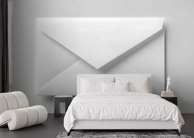 177. A pristine white envelope with a clean, smooth texture Wall mural