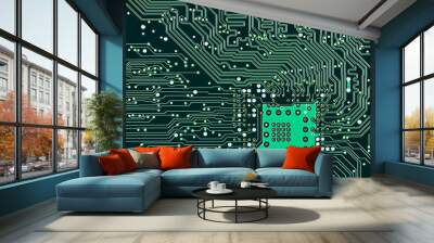 Computer Circuit Board Wall mural