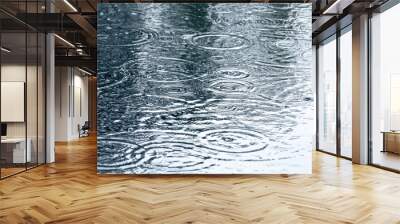 rain drops background Wall mural