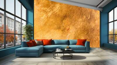 stained weathered copper metal texture background Wall mural